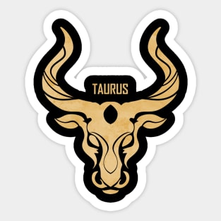 Taurus Symbol Birthday Zodiac Taurus Sticker